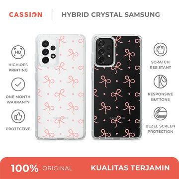 Pretty Peachy Hybrid Crystal Case - Samsung A17