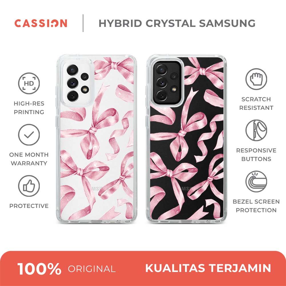 Tangled in Pink Hybrid Crystal Case - Samsung A15