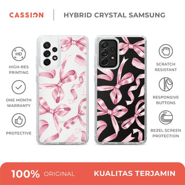 Tangled in Pink Hybrid Crystal Case - Samsung A55