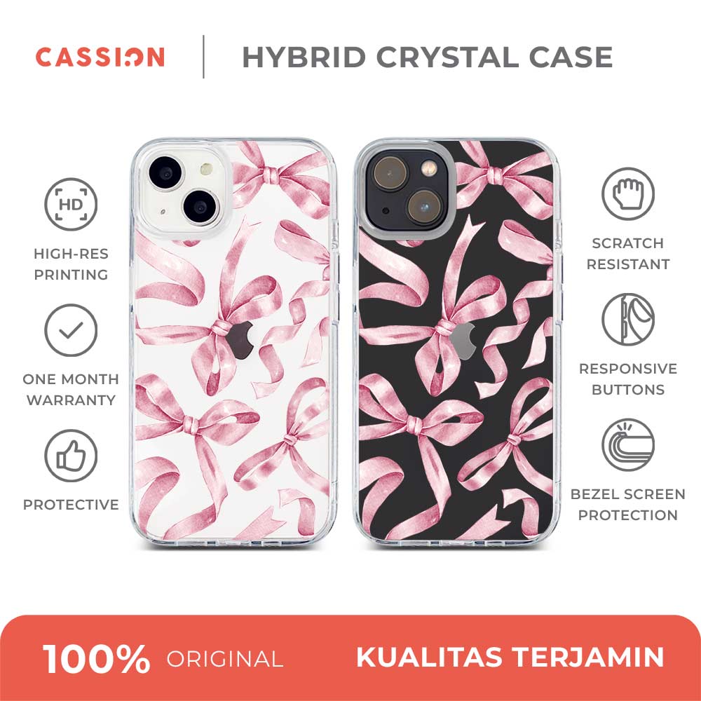 Tangled in Pink Hybrid Crystal Case - iPhone 15 Pro Max