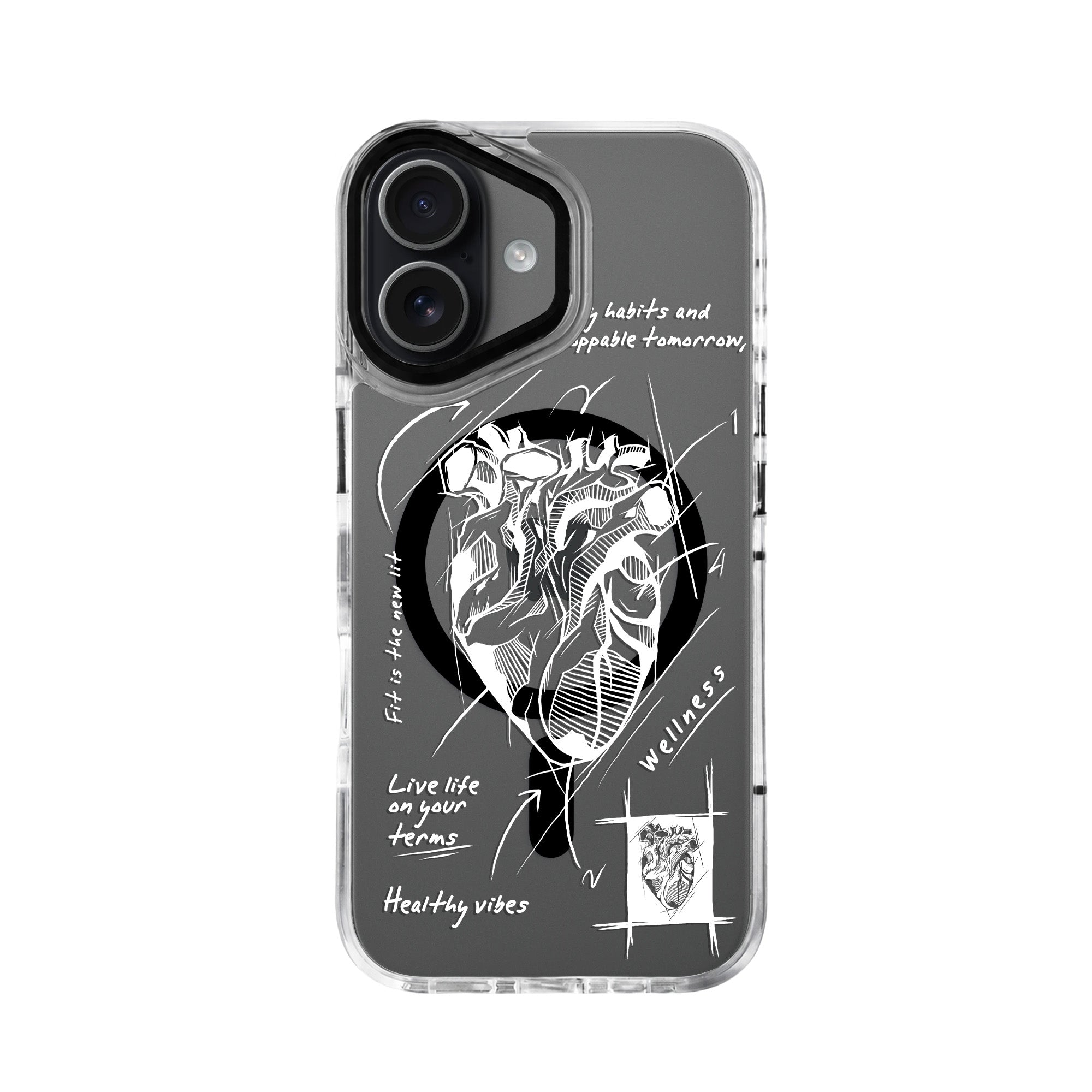 Hybrid Aura Crystal for iPhone Heart of Wellness
