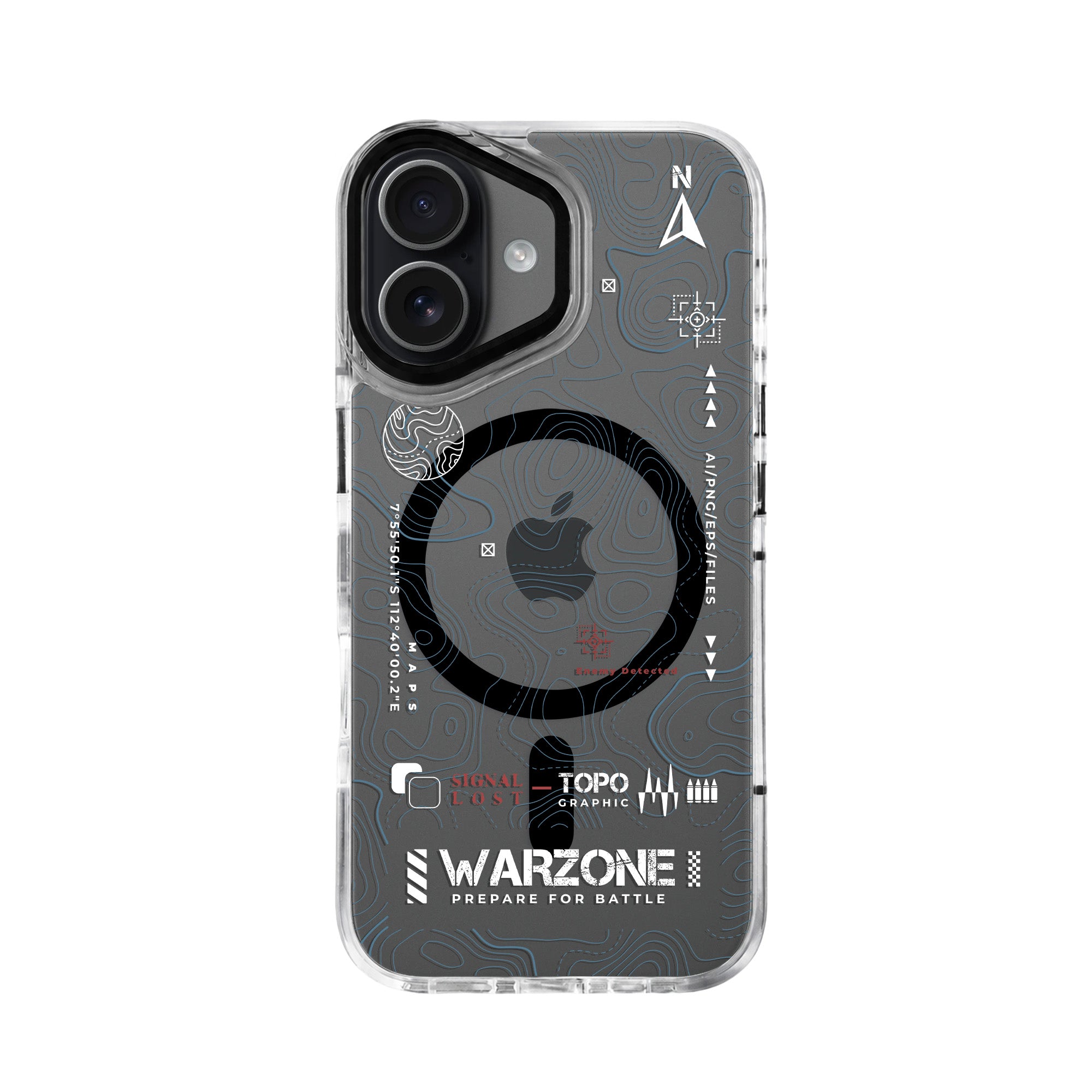 Hybrid Aura Crystal for iPhone Creative Battlefield
