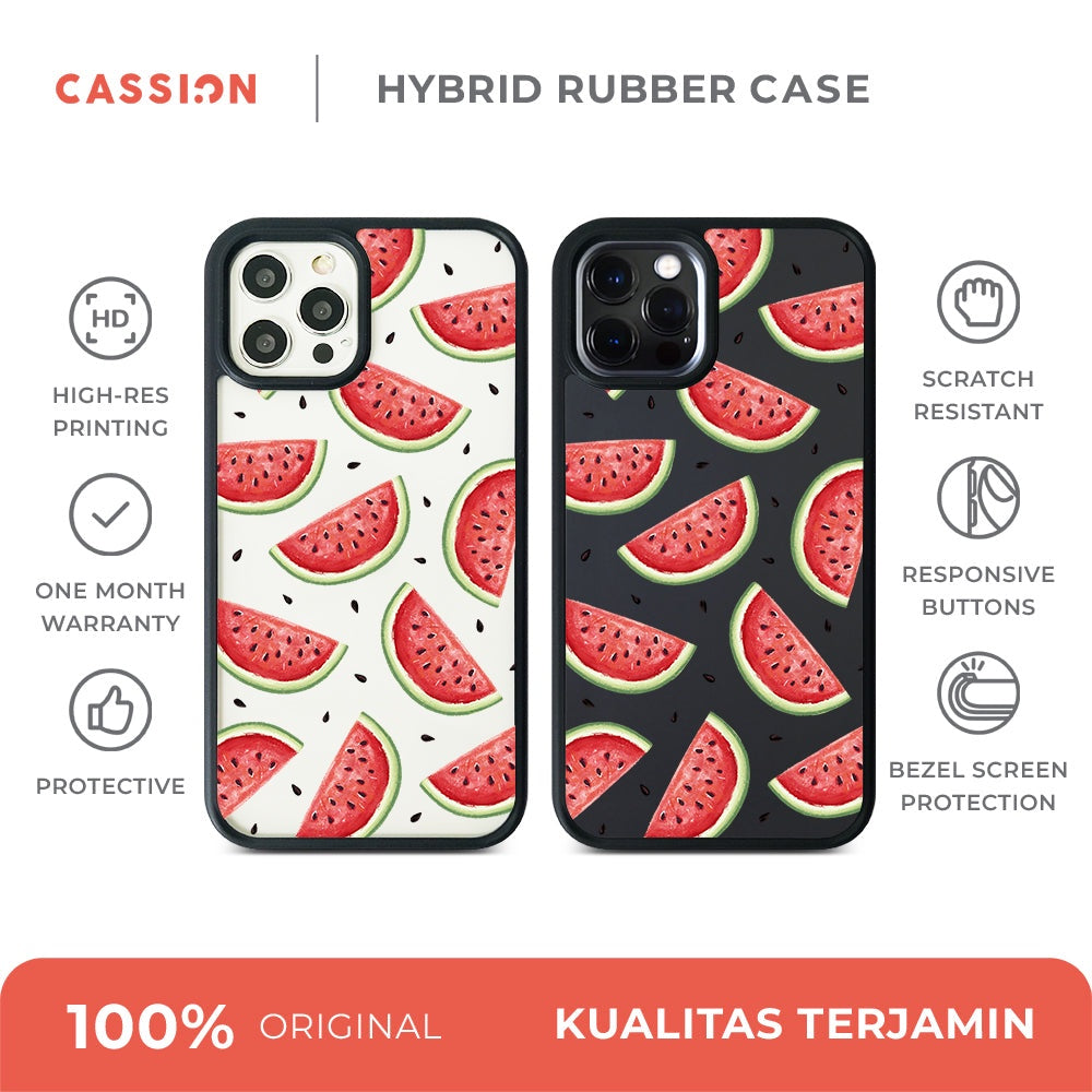 You're One In A Melon Hybrid Rubber Case V3 - iPhone 14 Pro / Black