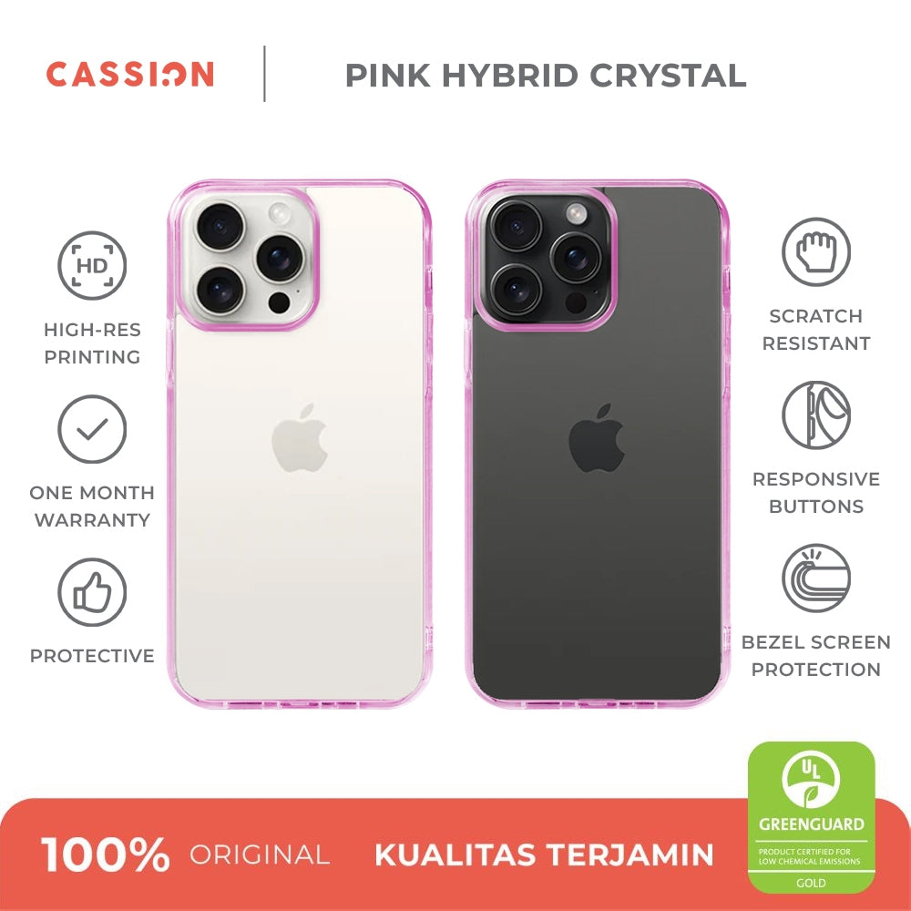 Pink Hybrid Crystal Case Polos