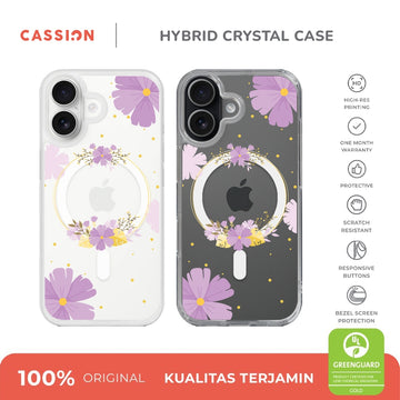 Lilac Flowers Harmony Magsafe Case Hybrid Crystal Magsafe - iPhone 17 / v2