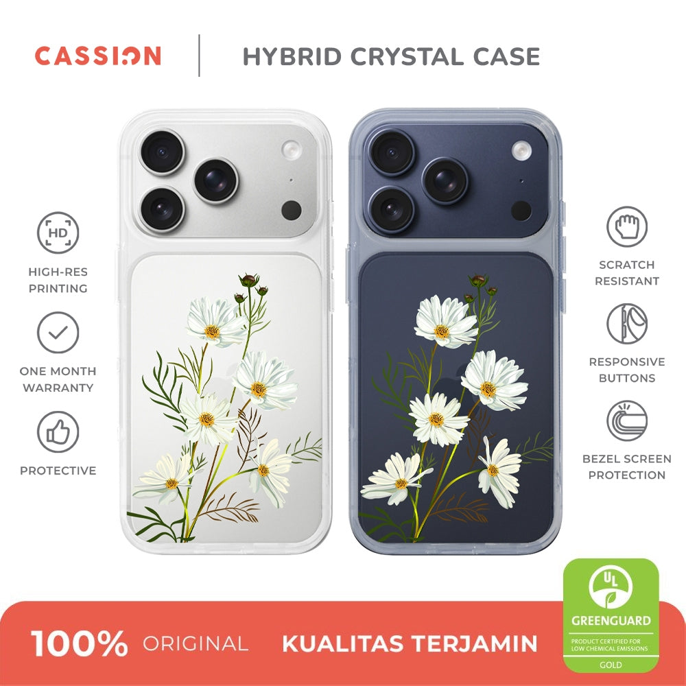 Daisy Flowers Hybrid Crystal Magsafe - iPhone 17 Pro Max / v2