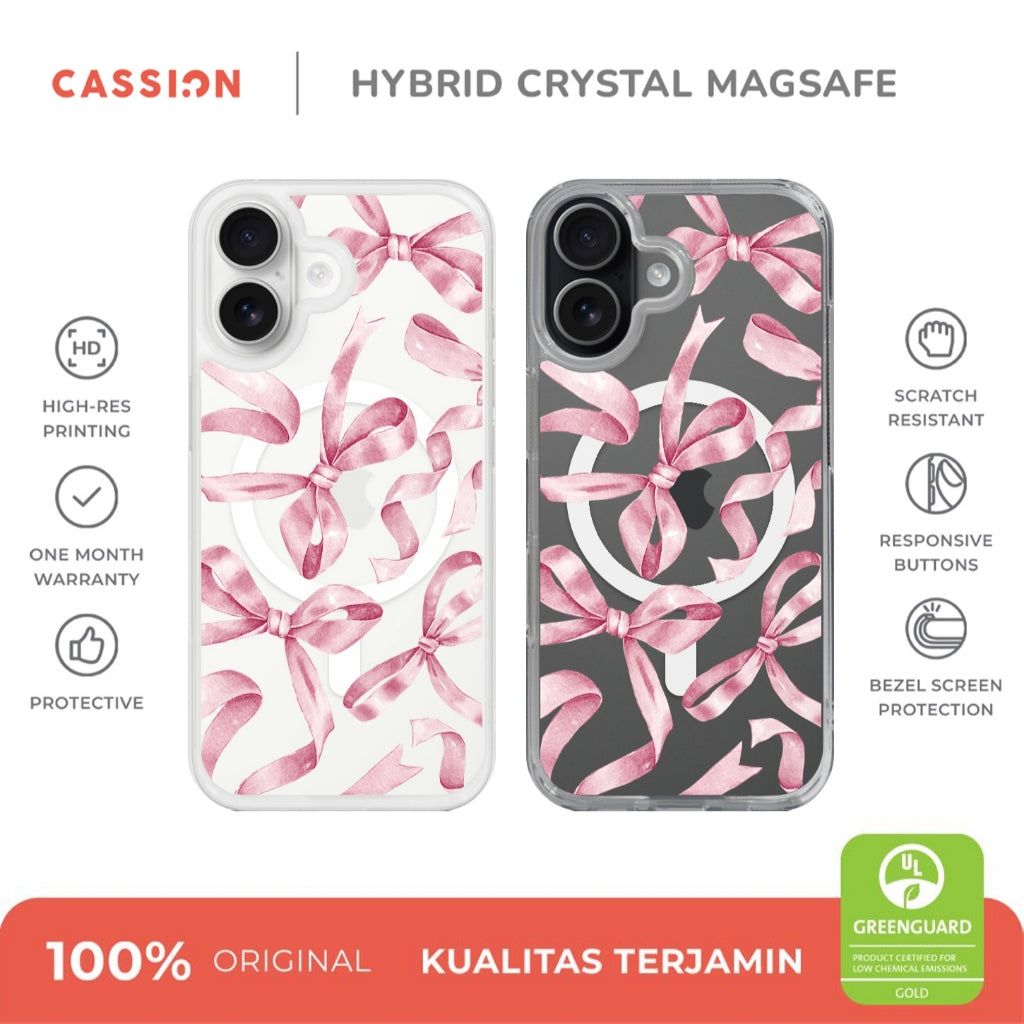 Tangled in Pink Hybrid Crystal Magsafe - iPhone 17 Pro Max / v2
