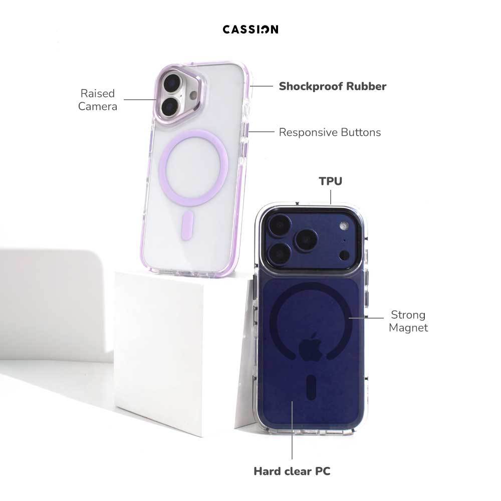 Hybrid Aura Crystal Clear for iPhone 17 Pro Max