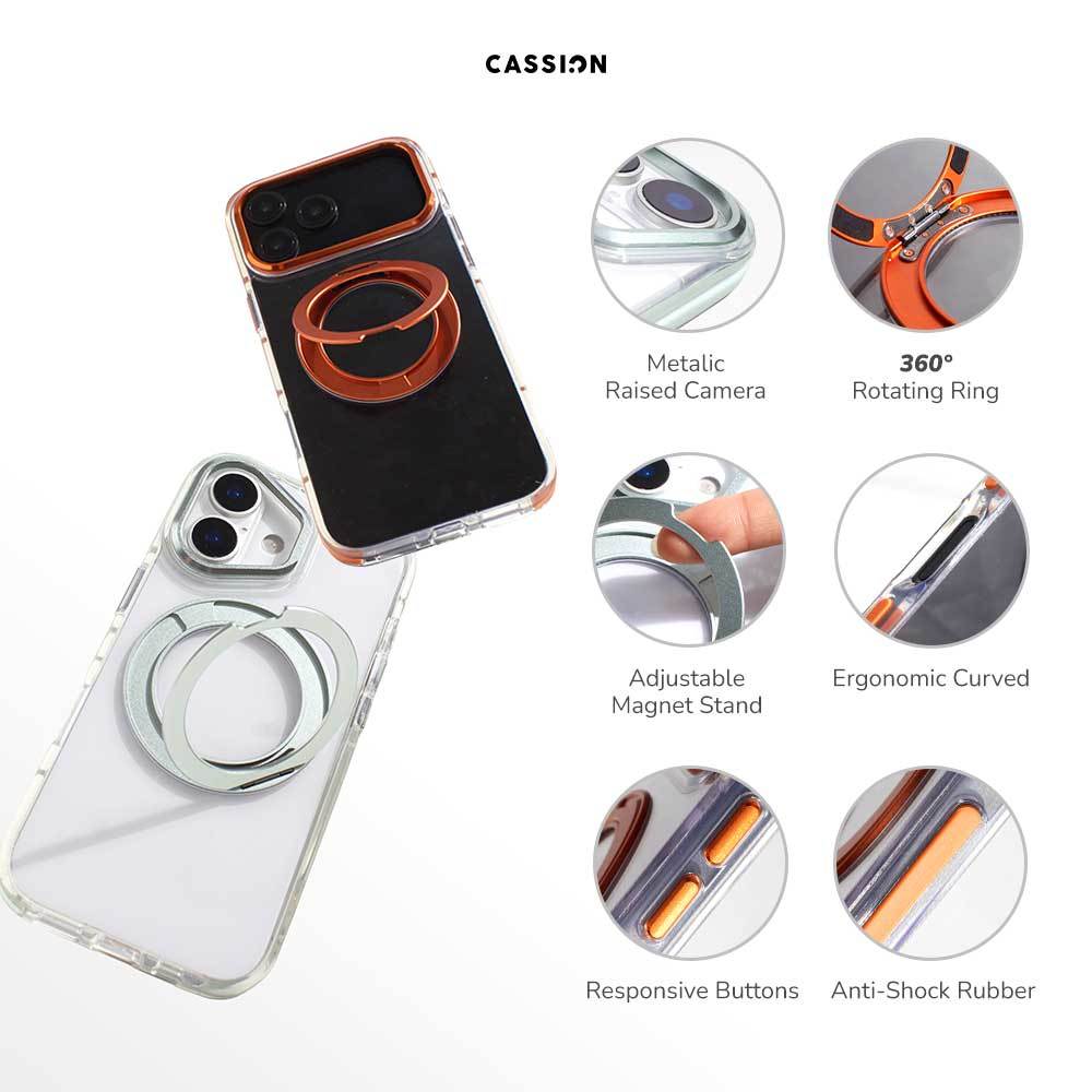 Hybrid Aura Crystal Clear for iPhone 17 Pro Max