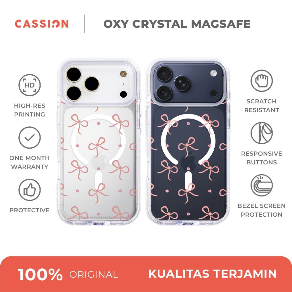 Pretty Peachy Oxy Crystal Case - iPhone Air / Clear Magsafe
