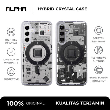 Internal Circuit Magsafe Case Hybrid Crystal Magsafe - Samsung S23 / v2