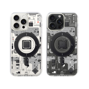 [Ready] Internal Circuit Hybrid Rubber Magsafe Black Samsung A55