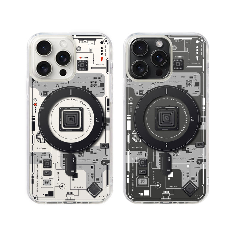 [Ready] Internal Circuit Hybrid Rubber Magsafe Black Samsung A55