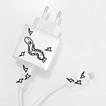 Electric Eel Charger Case & Cable Protector iPhone Charger Case Kit 18W 20W - Charger Case