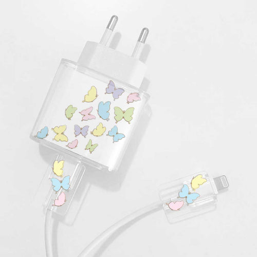 Flying Pastel Charger Case & Cable Protector