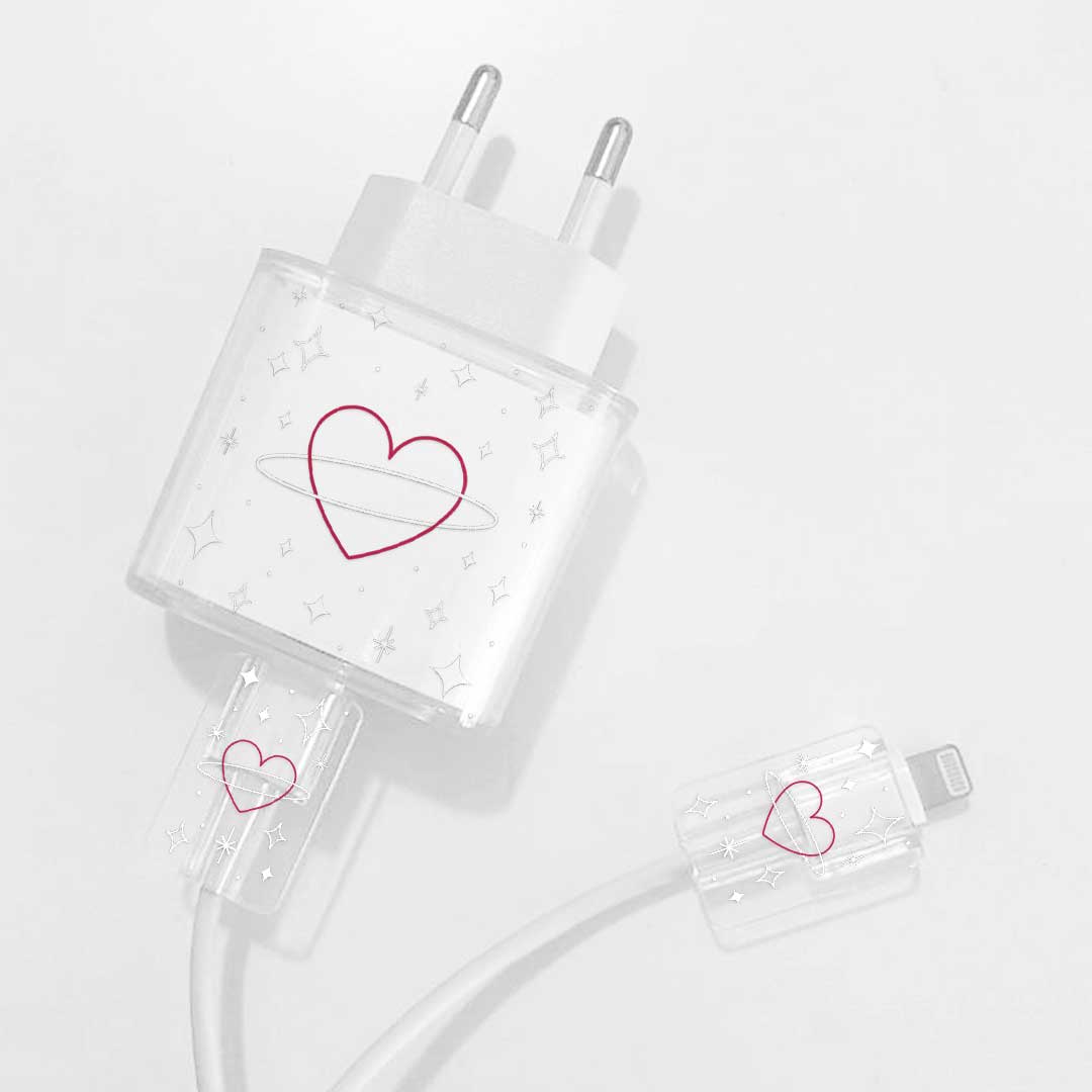 Lovely Space Charger Case & Cable Protector iPhone Charger Case Kit 18W 20W - Charger Case