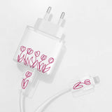 Romantic Tulip Charger Case & Cable Protector
