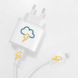 Thunder Cloud Charger Case & Cable Protector