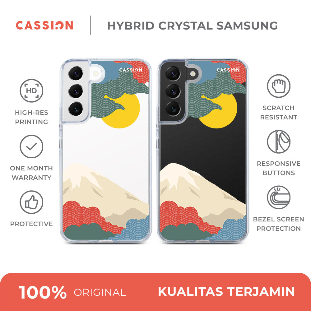 Japanese Art Scenery Hybrid Crystal Case - Samsung S24 Plus