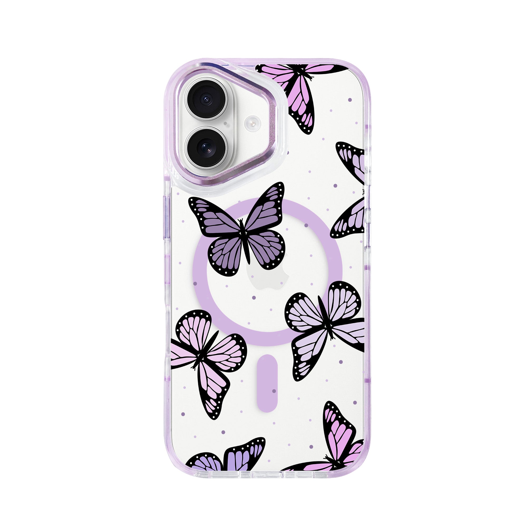 Hybrid Aura Crystal for iPhone Like A Butterflies With Lilac Wings