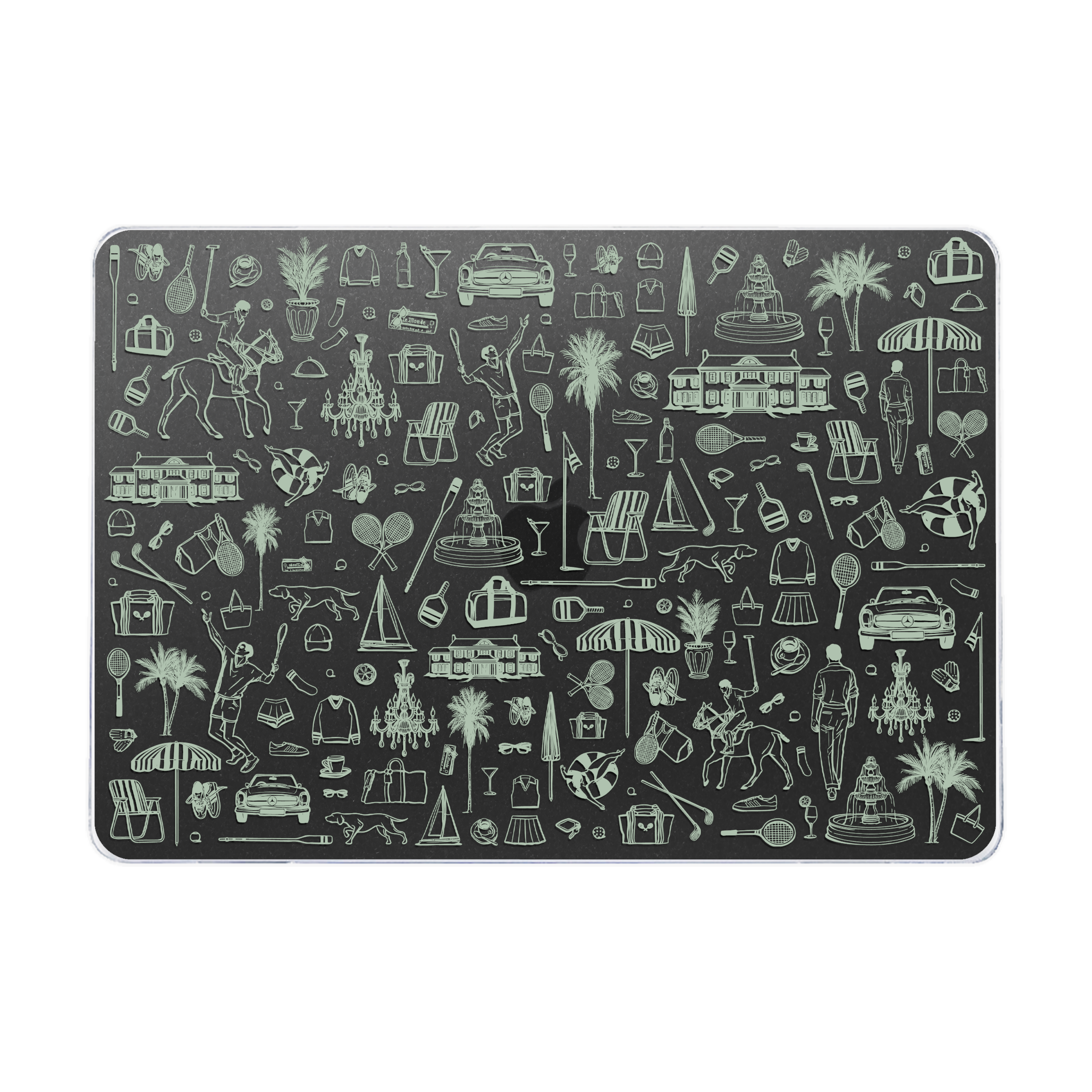 Clubhouse Society Macebook Case