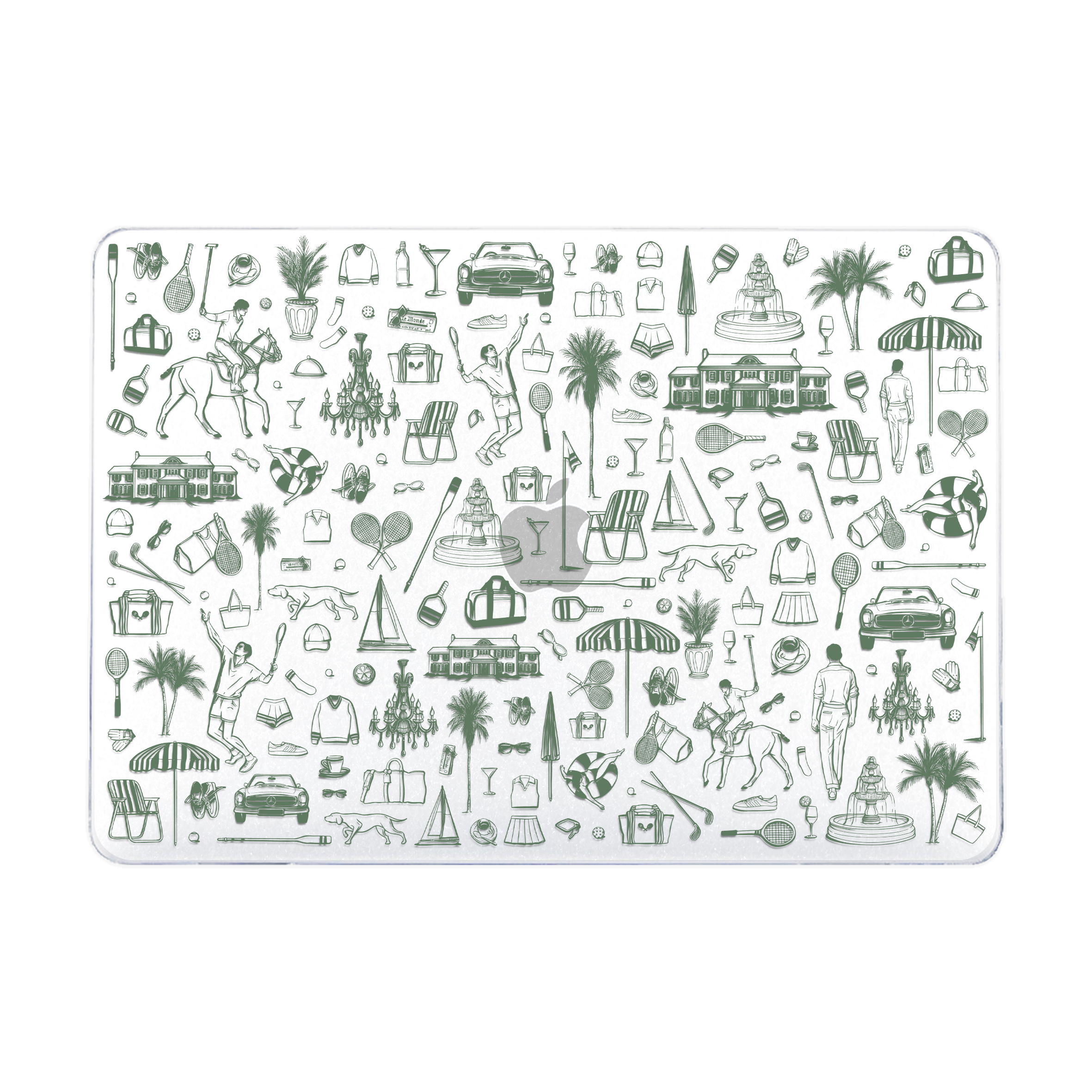 Clubhouse Society Macebook Case