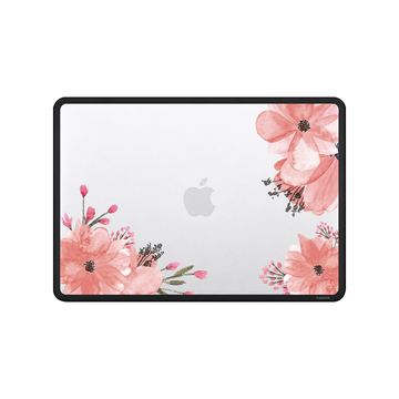 Pinky Pink Flowie Macbook Case