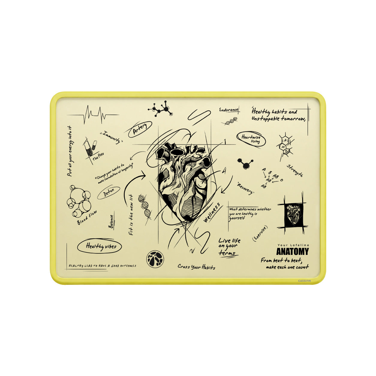 Heart of Wellness Macbook Case