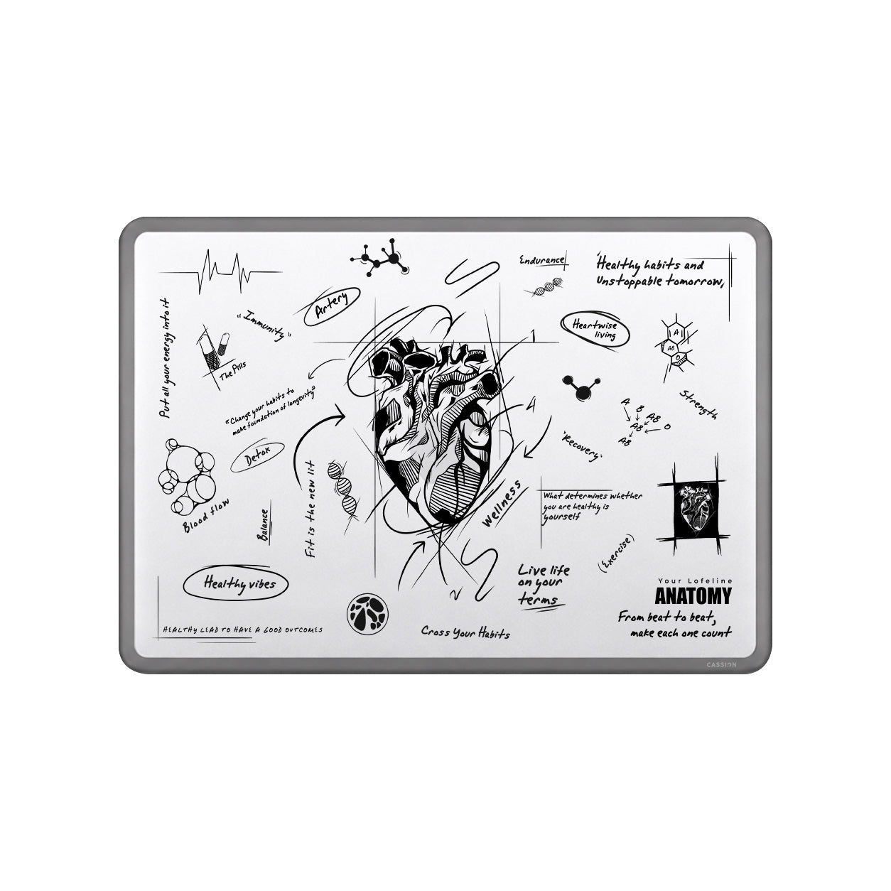 Heart of Wellness Macbook Case