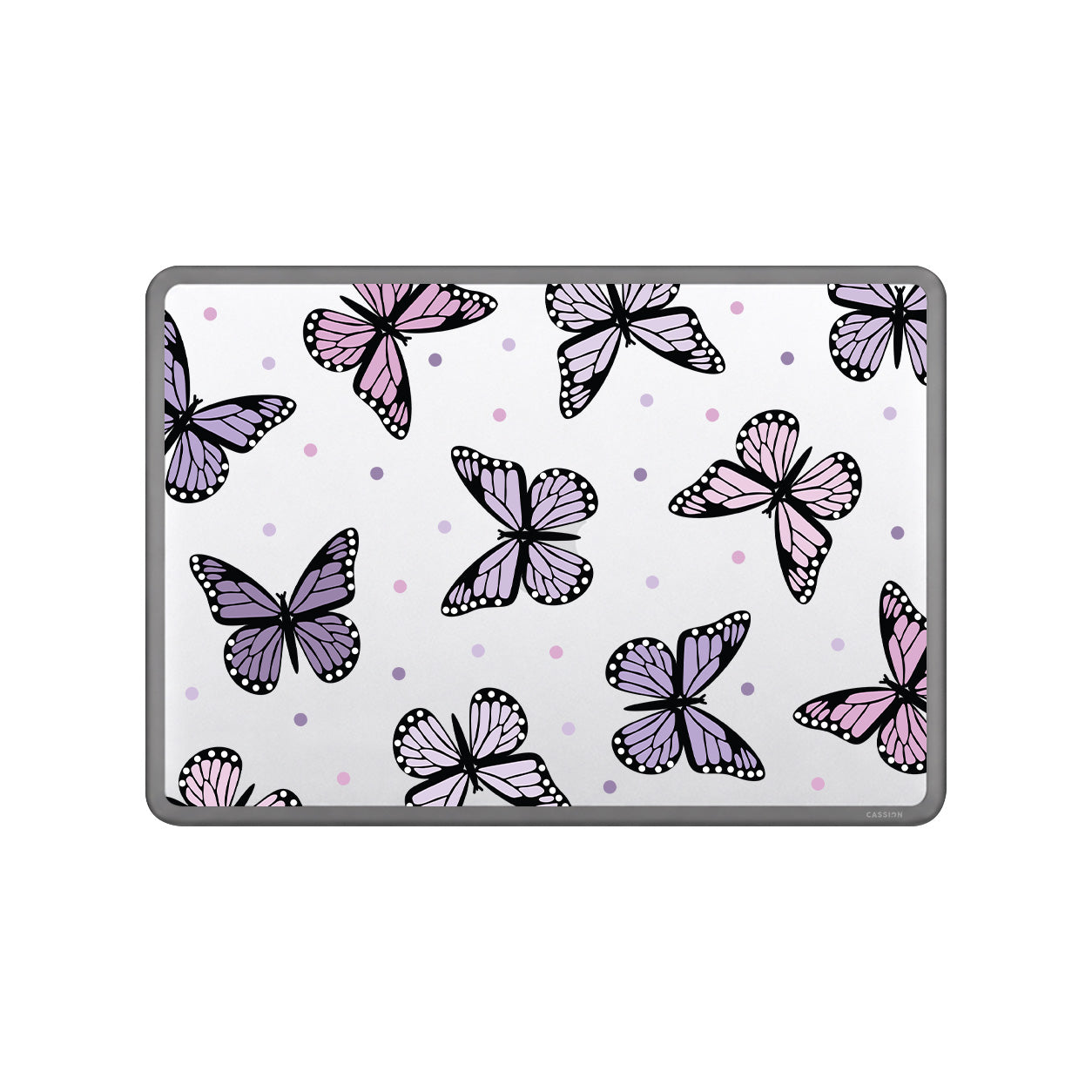 The Beauty Of Lilac Butterflies Macbook Case