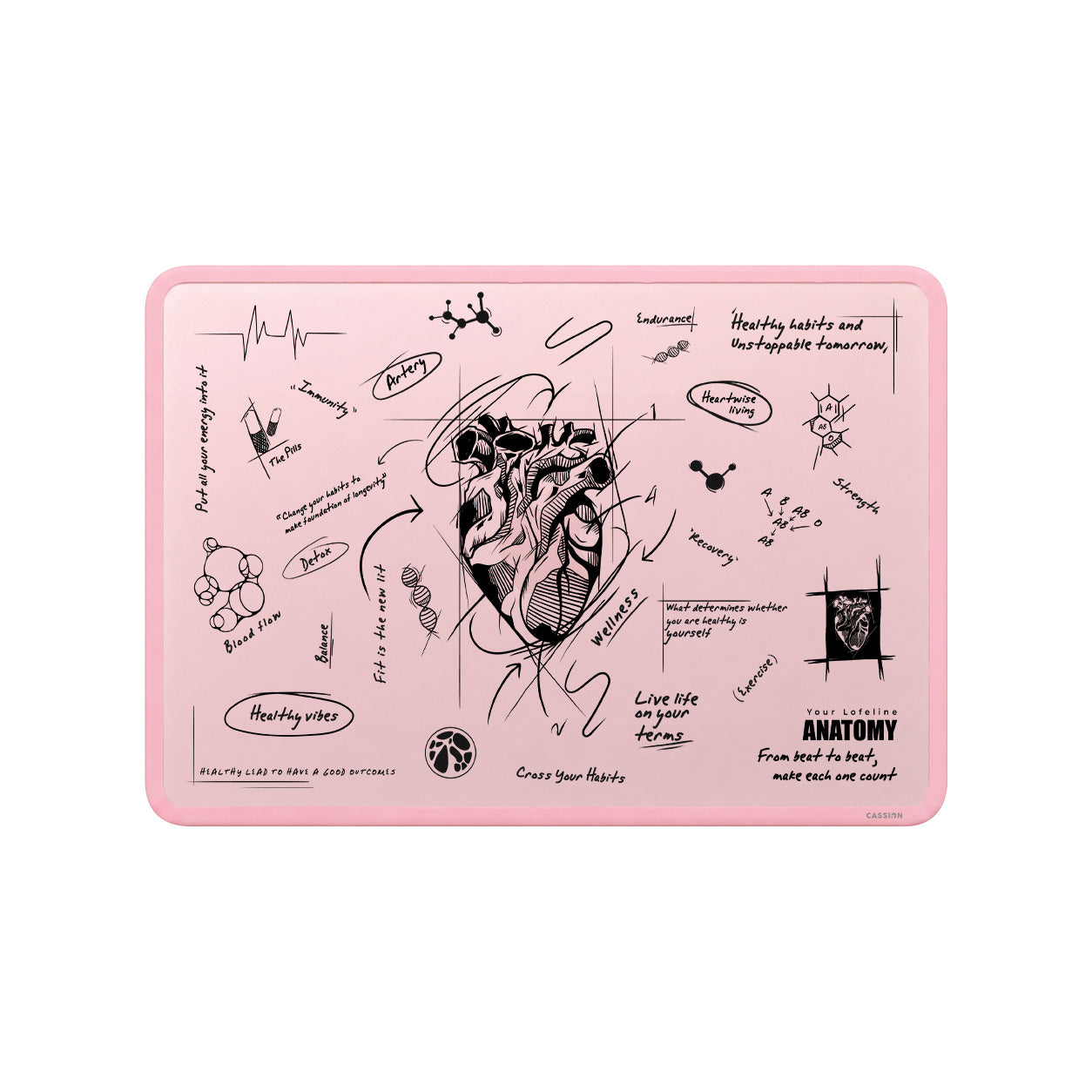 Heart of Wellness Macbook Case