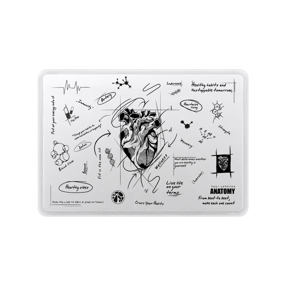 Heart of Wellness Macbook Case