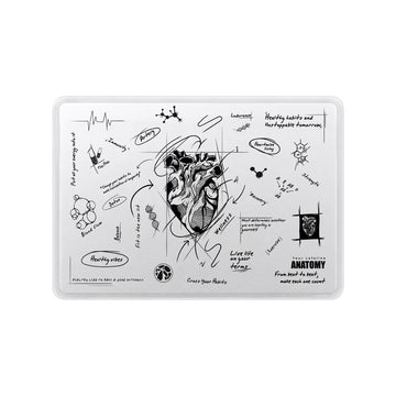 Heart of Wellness Macbook Case Case Macbook - Rubber Frosted Transparent / Air 15 inch M2 M3 M4