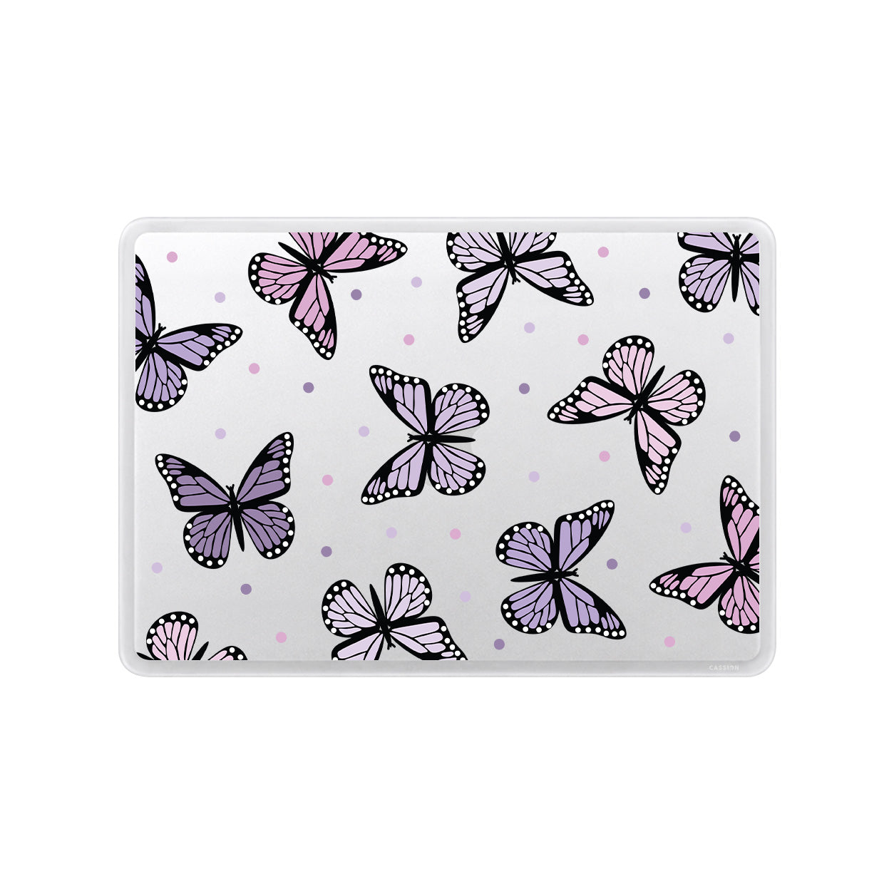 The Beauty Of Lilac Butterflies Macbook Case