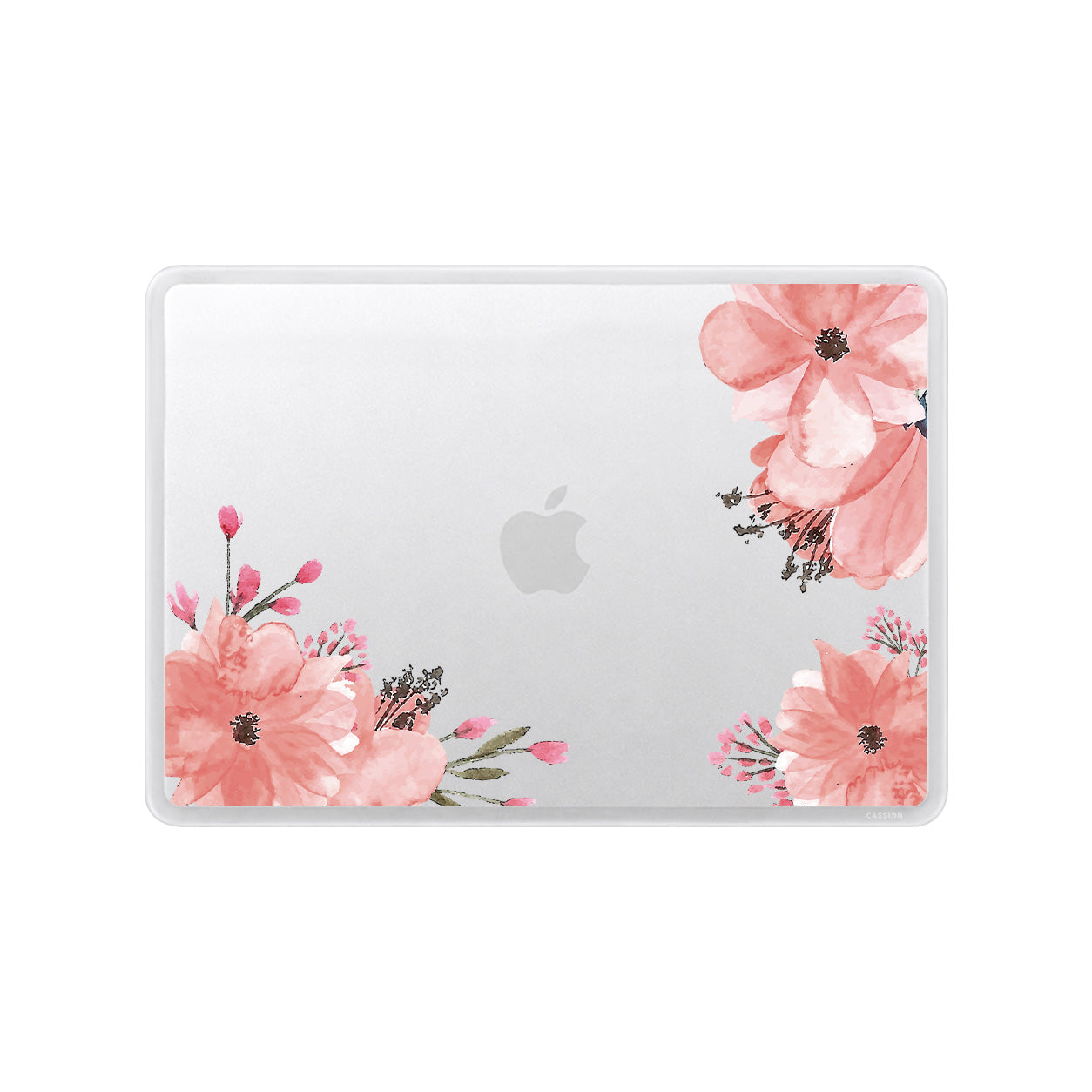 Pinky Pink Flowie Macbook Case