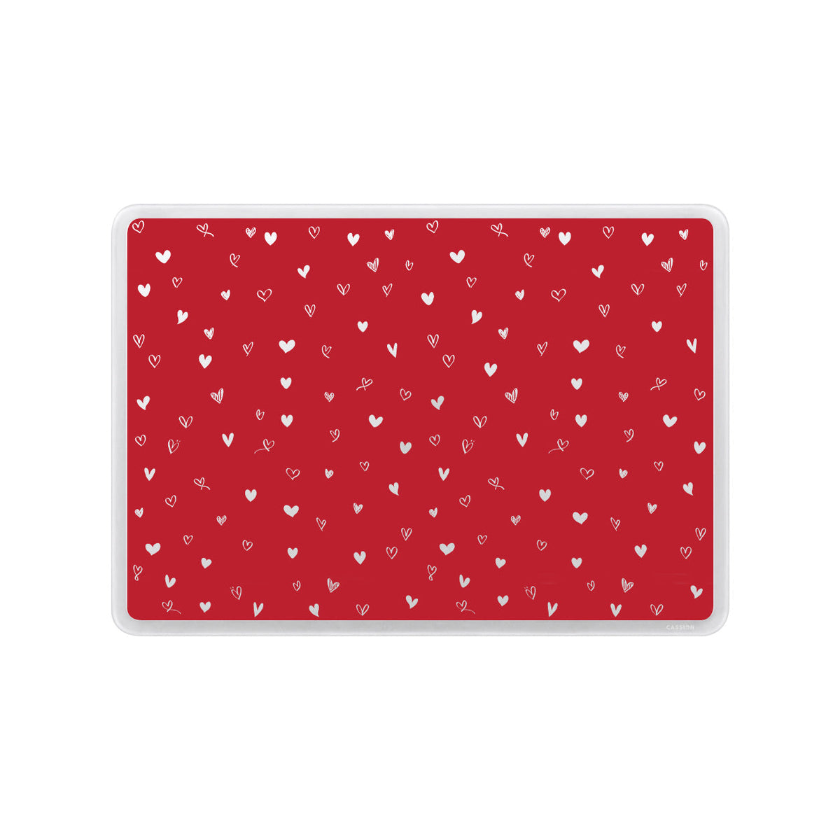 Red Serenade Macbook Case Case Macbook - Rubber Frosted Transparent / Pro 14 inch M2 M3 M4