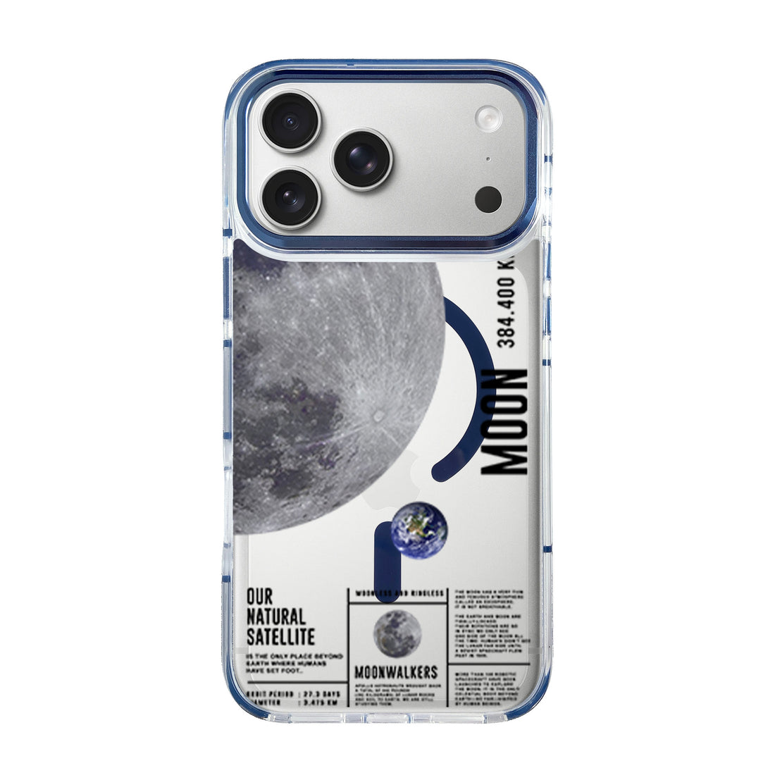 Hybrid Aura Crystal for iPhone Space Facts - Moon
