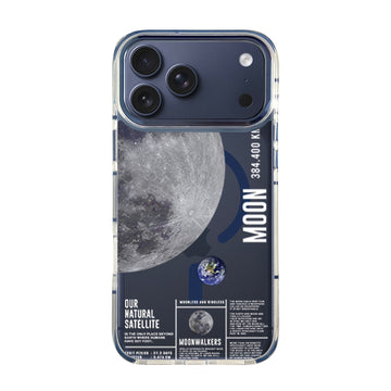 Hybrid Aura Crystal for iPhone Space Facts - Moon