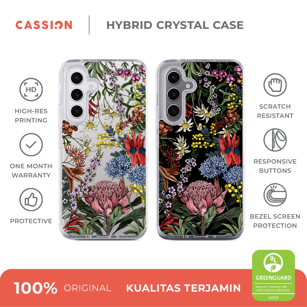 Spring Riot Hybrid Crystal Case - Samsung S24 Plus