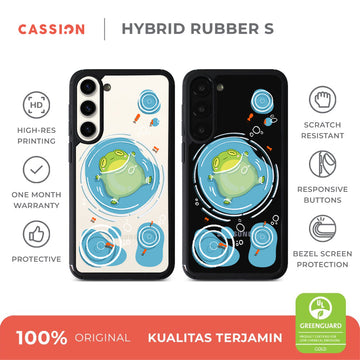 Sunny Float Hybrid Rubber Case V3 - Samsung S25 / Black