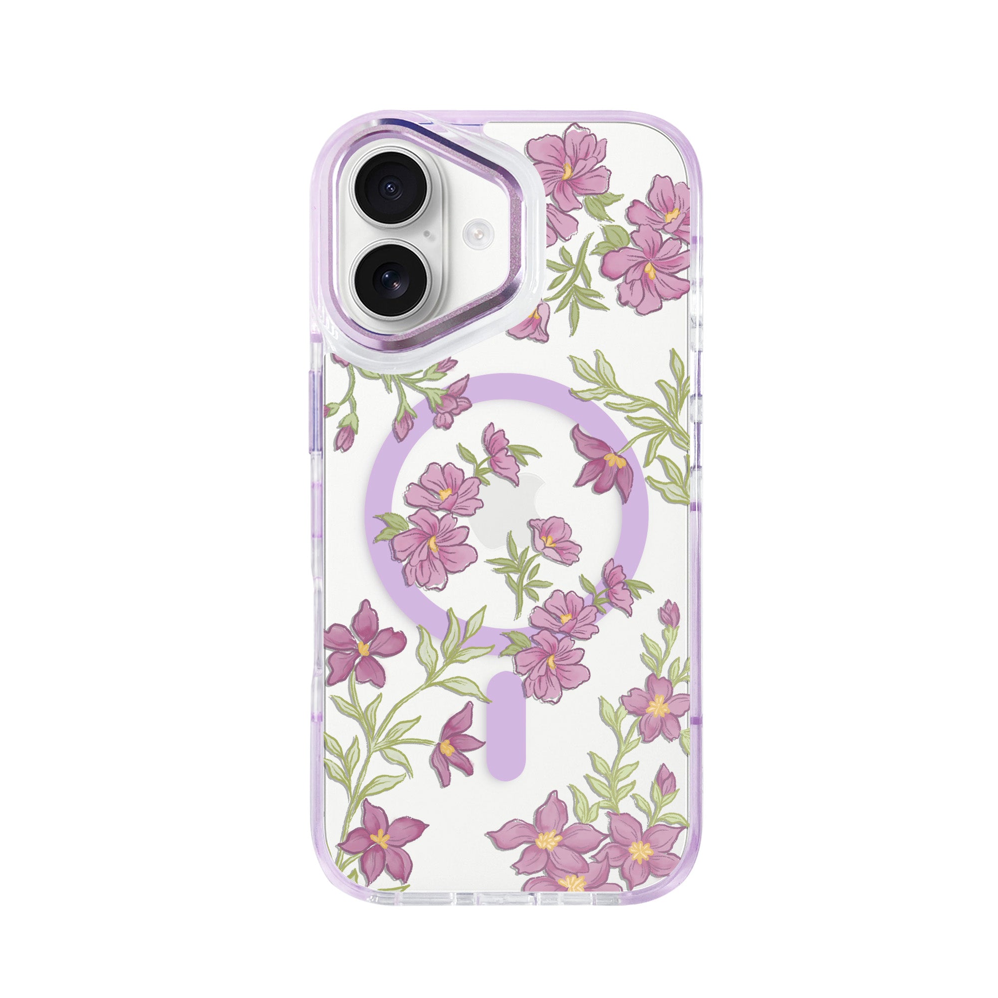 Hybrid Aura Crystal for iPhone Violet Bloom
