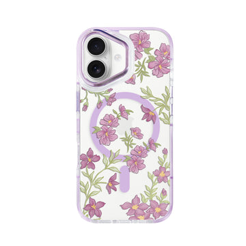 Hybrid Aura Crystal for iPhone Violet Bloom