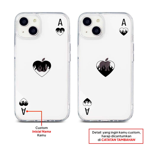 Flaming Heart Card - Custom