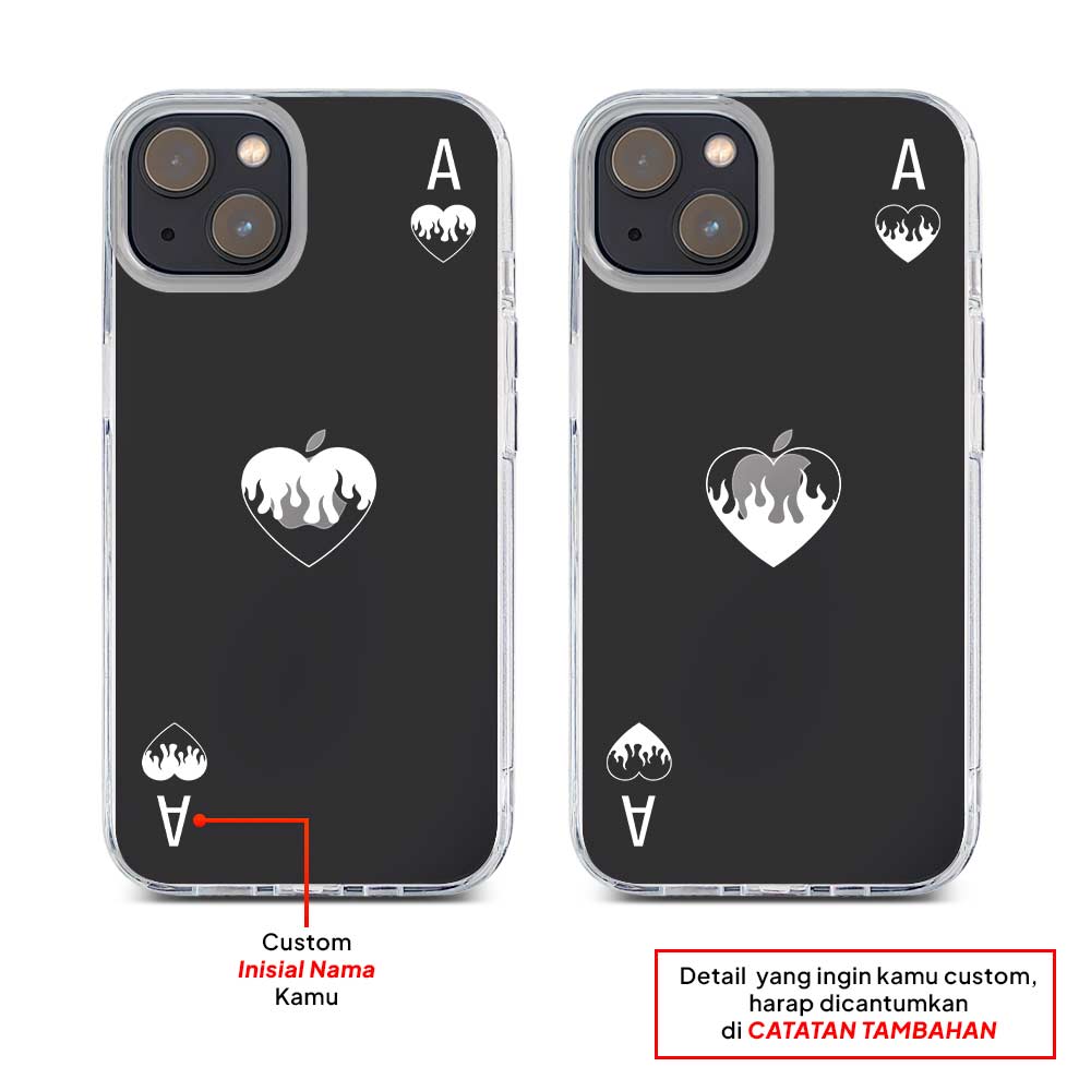 Flaming Heart Card - Custom