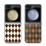 Hybrid Crystal Case For Z Flip 5 6 Dazzling Diamond