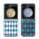 Hybrid Crystal Case For Z Flip 5 6 Dazzling Diamond