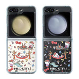 Hybrid Crystal Case For Z Flip 5 6 Sanrio Collection