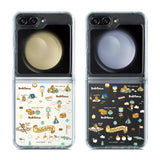 Hybrid Crystal Case For Z Flip 5 6 Sanrio Collection