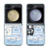 Hybrid Crystal Case For Z Flip 5 6 Sanrio Collection