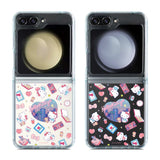 Hybrid Crystal Case For Z Flip 5 6 Sanrio Collection